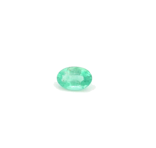 0.36 carat GREEN Oval Smaragdas (1)