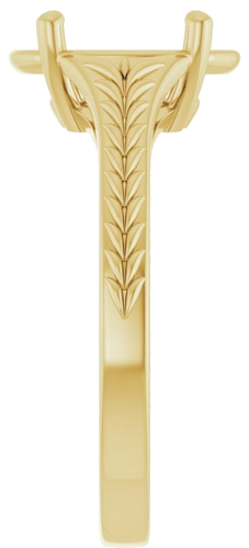 Sužadėtuvių Žiedas „Solitaire“ 14k yellow gold Oval 9mm x 7mm (4)