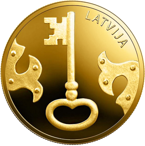 2021 Latvia Key 5 euro gold coin (1)