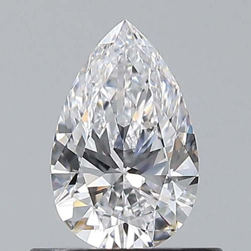 0.5 carat D-VVS1 Natūralus Pear Deimantas (1)