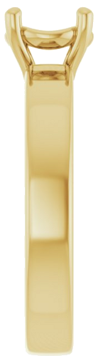 Sužadėtuvių Žiedas „Solitaire“ 585 Geltonojo Aukso Round 6.5mm (4)