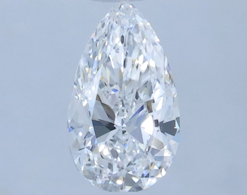 0.39 carat E-VVS2 Natūralus Pear Deimantas (1)
