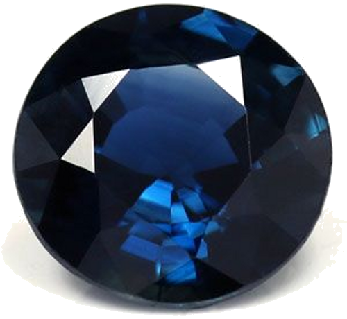1.08 carat BLUE Round Safyras (1)