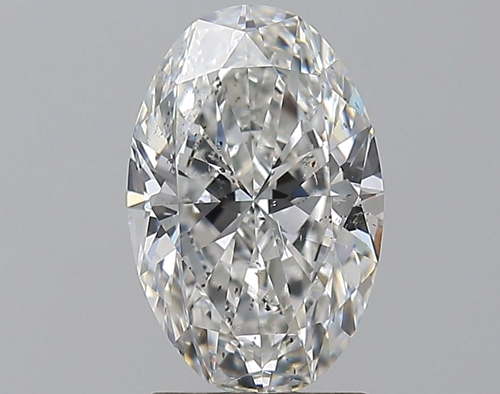2.0 carat F-SI2 Natūralus Oval Deimantas (1)
