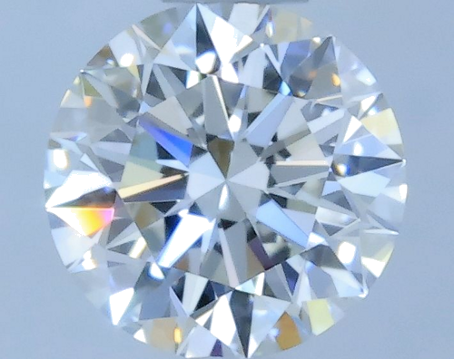 0.44 carat F-VVS1 Excellent cut Natūralus Round Deimantas (1)