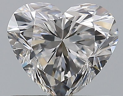 0.71 carat F-VS1 Natūralus Heart Deimantas (1)