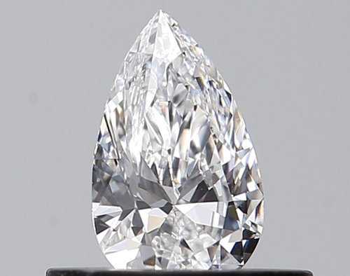 0.34 carat D-VVS2 Natūralus Pear Deimantas (1)