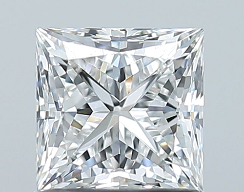 1.0 carat E-VVS2 Natūralus Princess Deimantas (1)