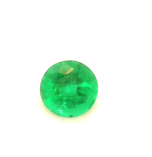 0.22 carat GREEN Round Smaragdas (1)