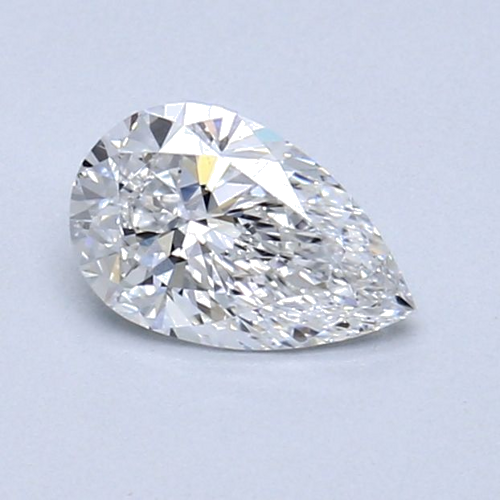 0.53 carat E-SI1 Natūralus Pear Deimantas (1)