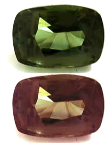 0.57 carat GREEN Cushion Alexandrite (1)