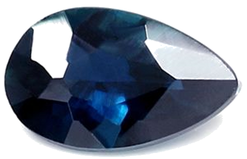 0.52 carat BLUE Pear Safyras (1)