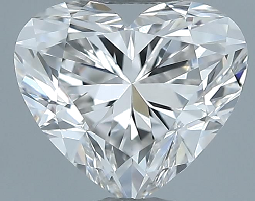 0.6 carat H-VVS1 Natūralus Heart Deimantas (1)
