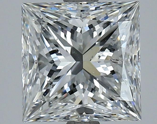 3.4 carat G-SI2 Natūralus Princess Deimantas (1)