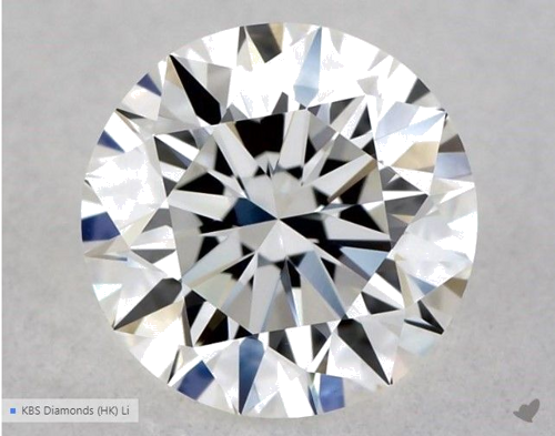 0.55 carat G-VS1 Excellent cut Natūralus Round Deimantas (1)