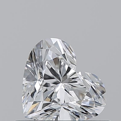 0.53 carat E-VS1 Natūralus Heart Deimantas (1)