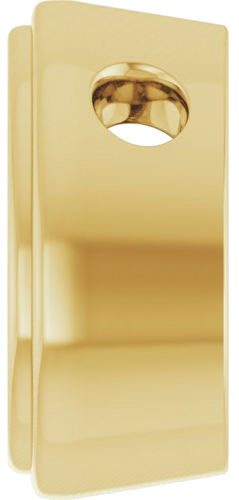 Pakabukas „Bezel-Set Solitaire“ 14k yellow gold Pear 8mm x 6mm (3)