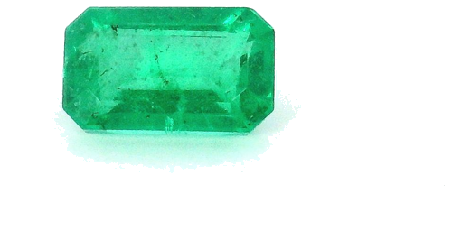 0.33 carat GREEN STEP cut Octagonal Smaragdas (1)