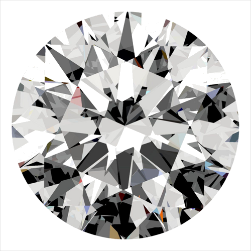 0.4 carat H-VS2 Excellent cut Natūralus Round Deimantas (1)