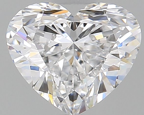 0.7 carat D-VVS2 Natūralus Heart Deimantas (1)