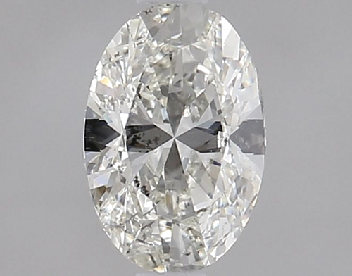 1.0 carat K-SI2 Natūralus Oval Deimantas (1)