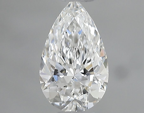 0.32 carat F-VVS2 Natūralus Pear Deimantas (1)