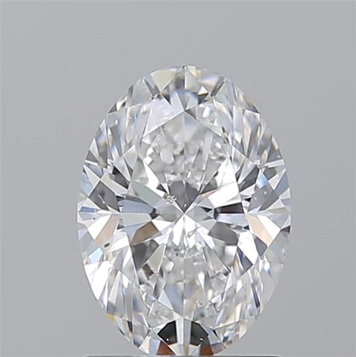 1.5 carat D-SI2 Natūralus Oval Deimantas (1)