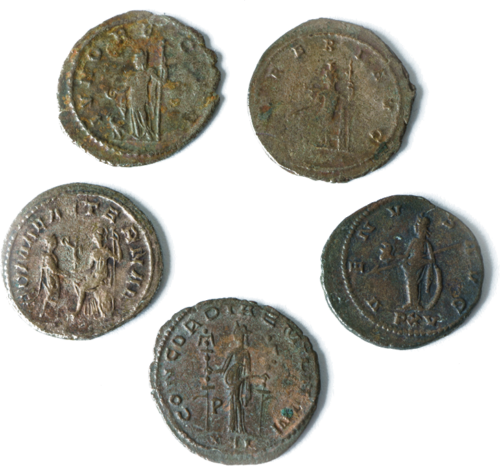 Antoninian Salonina (254-268) Roman Empire silver coin (4)