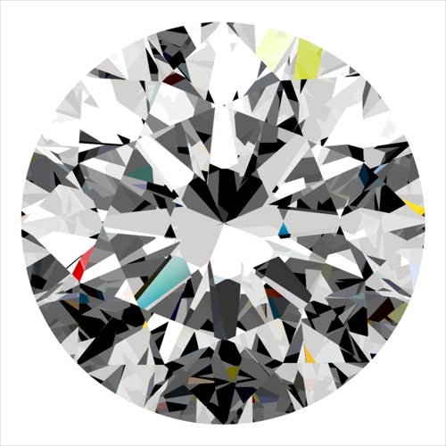 0.3 carat G-SI1 Excellent cut Natūralus Round Deimantas (1)