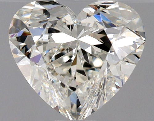 0.9 carat J-VVS1 Natūralus Heart Deimantas (1)