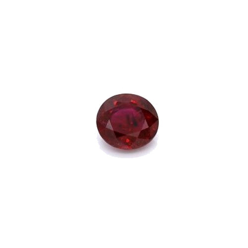 0.74 carat RED BRILLIANTSTEP cut Oval Rubinas (1)