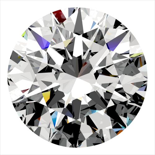 0.35 carat E-VS2 Excellent cut Natūralus Round Deimantas (1)