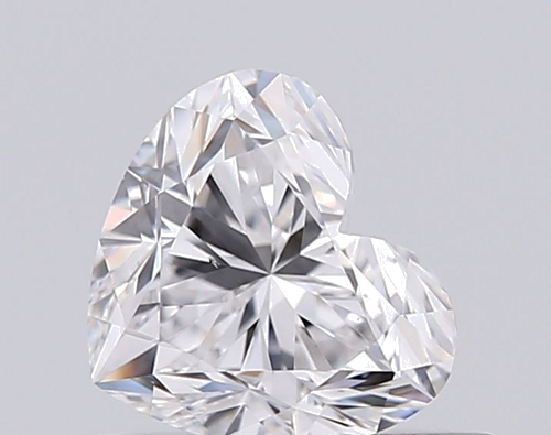 0.6 carat E-VS2 Natūralus Heart Deimantas (1)