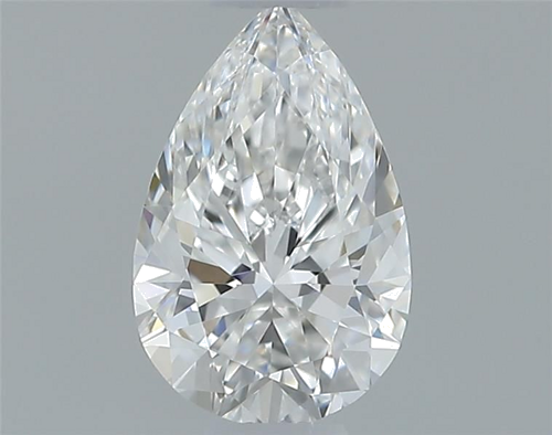 0.3 carat E-VVS2 Natūralus Pear Deimantas (1)