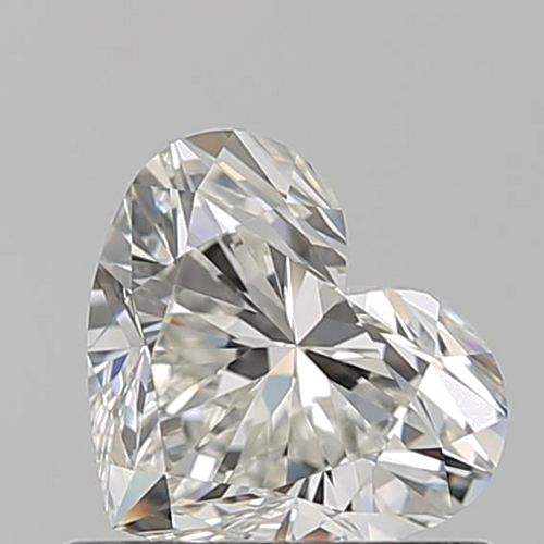 0.7 carat J-VVS1 Natūralus Heart Deimantas (1)