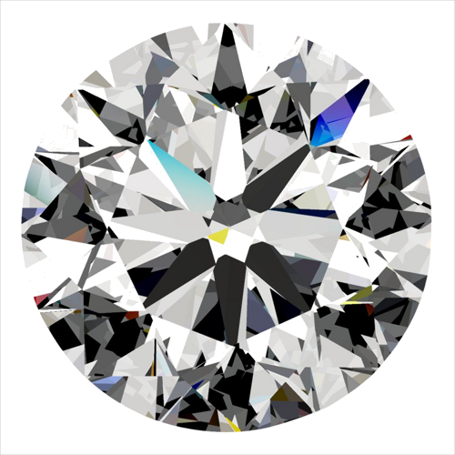 0.4 carat D-VS1 Very Good cut Natūralus Round Deimantas (1)
