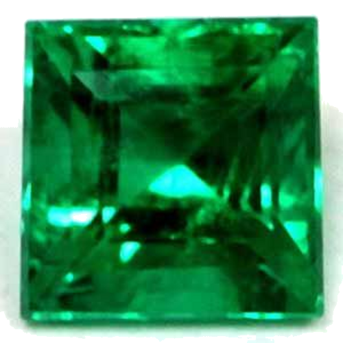 0.45 carat GREEN Square Smaragdas (1)