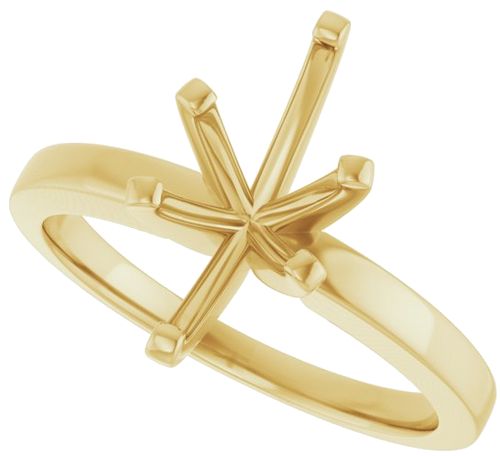 Sužadėtuvių Žiedas „Solitaire“ 585 Geltonojo Aukso Marquise 12mm x 6mm (5)