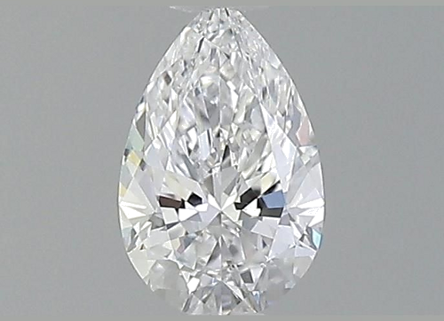 0.52 carat D-VVS1 Natūralus Pear Deimantas (1)