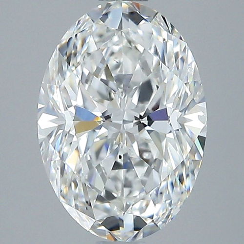 2.0 carat F-SI1 Natūralus Oval Deimantas (1)