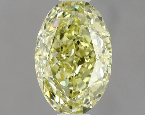 0.8 carat Fancy Yellow-SI1 Natūralus Oval Deimantas (1)