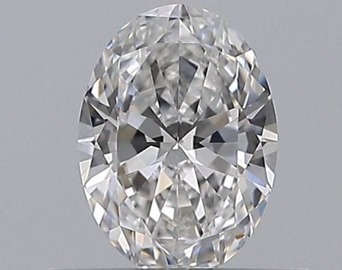 0.46 carat D-VVS1 Natūralus Oval Deimantas (1)