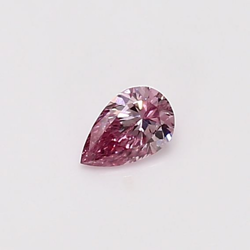 0.17 carat Pink-VS2 Natūralus Pear Deimantas (1)