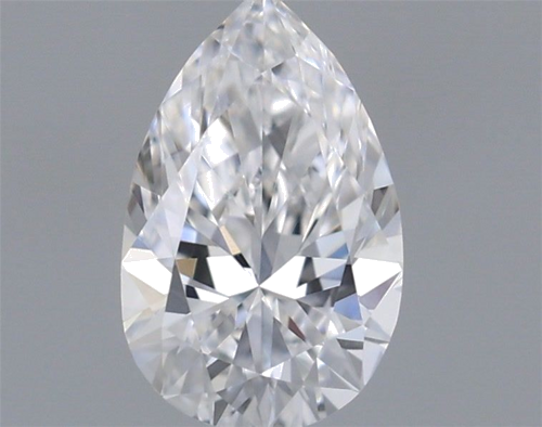 0.3 carat D-VVS1 Natūralus Pear Deimantas (1)