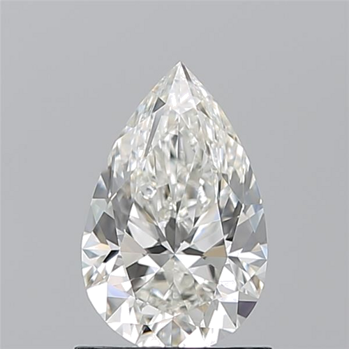 1.05 carat H-VVS2 Natūralus Pear Deimantas (1)