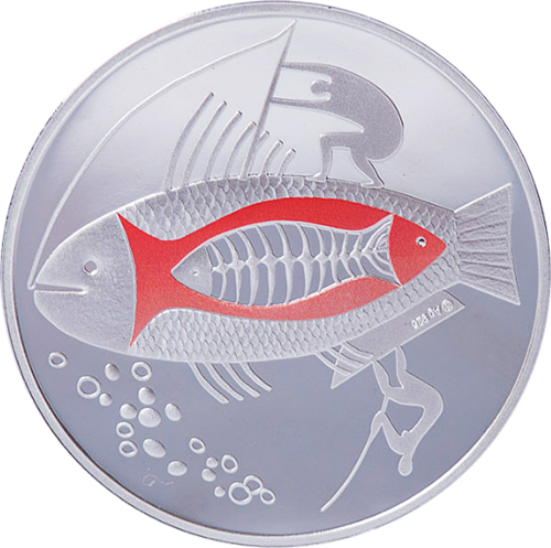 Fishing - silver medal (Ag 925) (1)