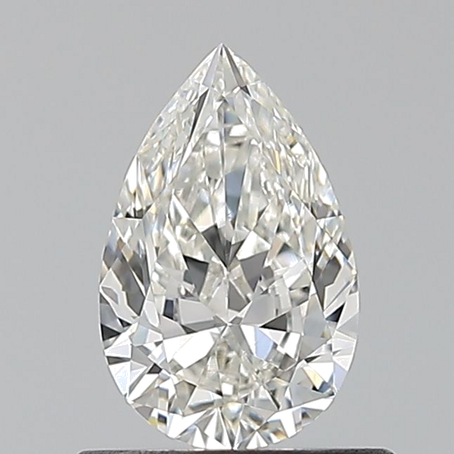 0.5 carat G-VVS2 Natūralus Pear Deimantas (1)