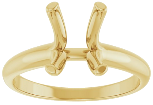 Sužadėtuvių Žiedas „Solitaire“ 18k yellow gold Emerald 9mm x 7mm (3)