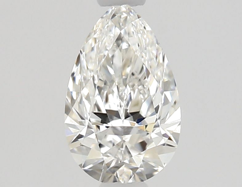 0.5 carat F-VS1 Natūralus Pear Deimantas (1)