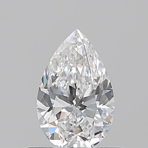 0.53 carat E-VVS2 Natūralus Pear Deimantas (1)